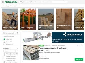 MaderCity.com la plataforma argentina para empresas que trabajan con madera